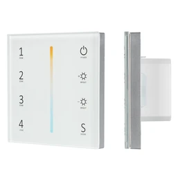 Фото #1 товара Панель Sens SMART-P38-MIX White (230V, 4 зоны, 2.4G) (Arlight, IP20 Пластик, 5 лет)
