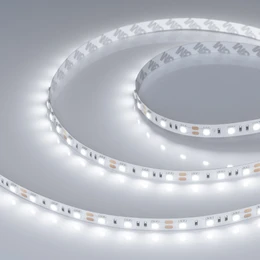 Фото #1 товара Светодиодная лента RT-B60-10mm 12V White6000 (14.4 W/m, IP20, 5060, 5m) (Arlight, 14.4 Вт/м, IP20)