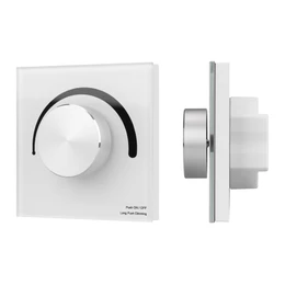 Фото #1 товара INTELLIGENT ARLIGHT Роторная панель SMART-TRIAC-601-31 Белая (230V, 1A, ZB) (IARL, IP20 Пластик, 5 лет)