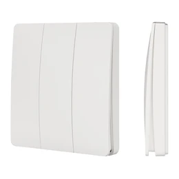 Фото #1 товара INTELLIGENT ARLIGHT Кнопочная панель KINETIC-801-22-3G-WP-SUF White (No battery, IP67, 433Mhz) (IARL, IP67 Пластик, 3 года)