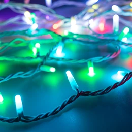 Фото #1 товара Светодиодная гирлянда ARD-STRING-PRO-10000-WHITE-100LED-MILK-LIVE RGB-DMX (24V, 10W) (Ardecoled, IP65)