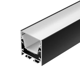 Фото #1 товара Профиль LINE-3535-TRAY-2000 BLACK (Arlight, Алюминий)