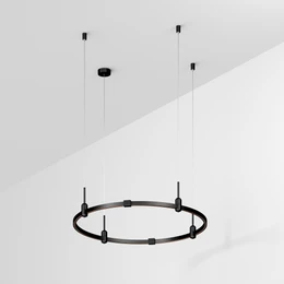 Фото #1 товара Основание ART-APRIORI-ROUND-HANG-R800 (BK) (Arlight, IP20 Металл, 3 года)