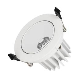 Фото #1 товара Светильник MS-FORECAST-BUILT-TURN-R102-12W Warm3000 (WH-WH, 32 deg, 230V) (Arlight, IP20 Металл, 5 лет)