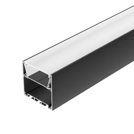 Фото #1 товара Профиль SL-LINE-5050-2000 BLACK с рефлектором (Arlight, Алюминий)