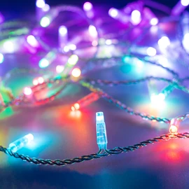 Фото #1 товара Светодиодная гирлянда ARD-STRING-CLASSIC-10000-CLEAR-100LED-LIVE RGB-DMX (24V, 10W) (Ardecoled, IP65)