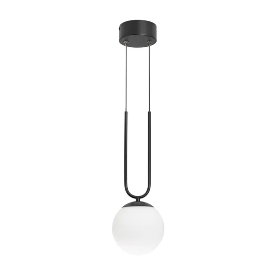 Фото #1 товара Светильник SP-BEADS-HANG-U-R130-10W Warm3000 (BK, 275 deg, 230V) (Arlight, IP20 Металл, 5 лет)