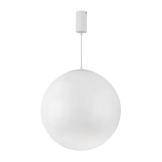 Фото #3 товара Светильник SP-SILKA-HANG-R600-12W Warm2700 (WH, 330 deg, 230V) (Arlight, IP20, Натуральный шелк, 3 года)