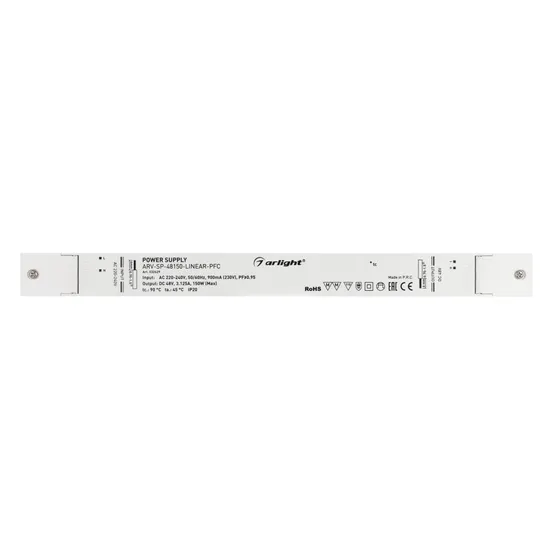 Фото #2 товара Блок питания ARV-SP-48150-LINEAR-PFC (48V, 3.125A, 150W) (Arlight, IP20 Пластик, 5 лет)