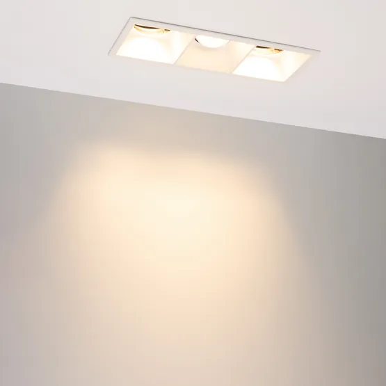 Фото #4 товара Светильник MS-FLOW-BUILT-S230x85-3x12W Warm3000 (WH, 15 deg, 230V) (Arlight, IP20 Металл, 5 лет)