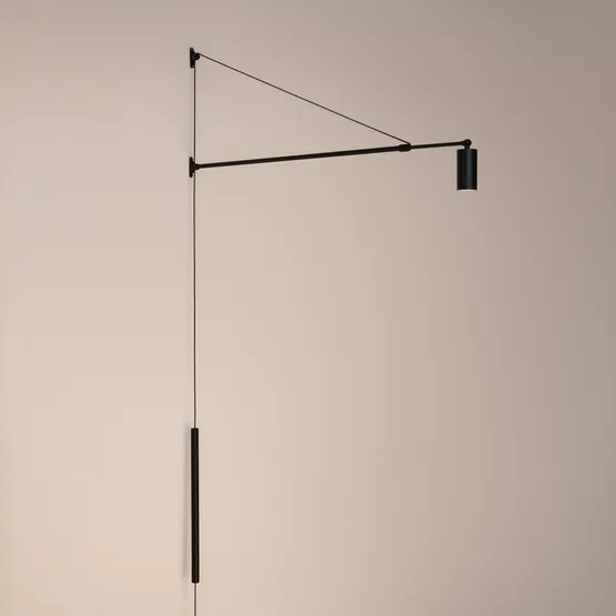 Фото #2 товара Светильник SP-KANEL-WALL-6W Warm3000 (BK, 36 deg, 230V, TELESCOPIC) (Arlight, IP20 Металл, 5 лет)