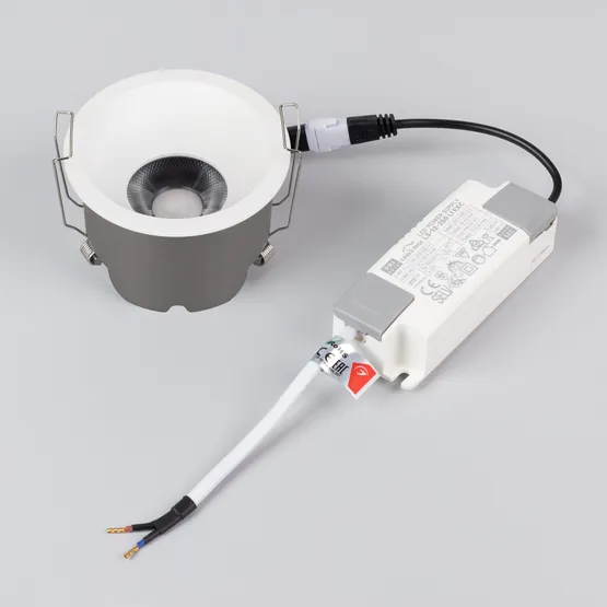 Фото #5 товара Светильник MS-HARBOR-R82-10W Warm3000 (WH, 36 deg, 230V) (Arlight, IP20 Металл, 5 лет)