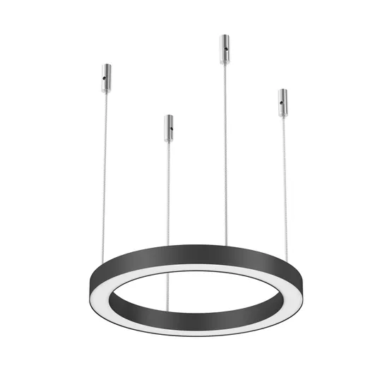 Фото #1 товара Светильник SP-LINE-HANG-ARC-O3535-D350-35W Warm3000 (BLACK, 230V) (Arlight, Металл)