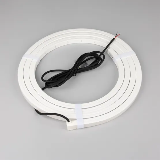 Фото #2 товара Светодиодная лента герметичная NOVA-TOP-PU-A120-16x15mm 24V Warm3000 (10 W/m, IP68, 3m, wire x1) (Arlight, Полиуретан)