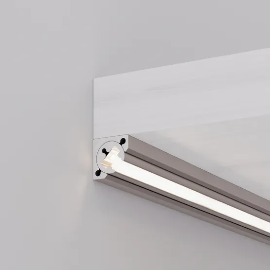 Фото #3 товара Профиль с экраном SL-KANT-H10-ROTATE-2000 CHAMPAGNE GOLD (Arlight, Алюминий+пластик)