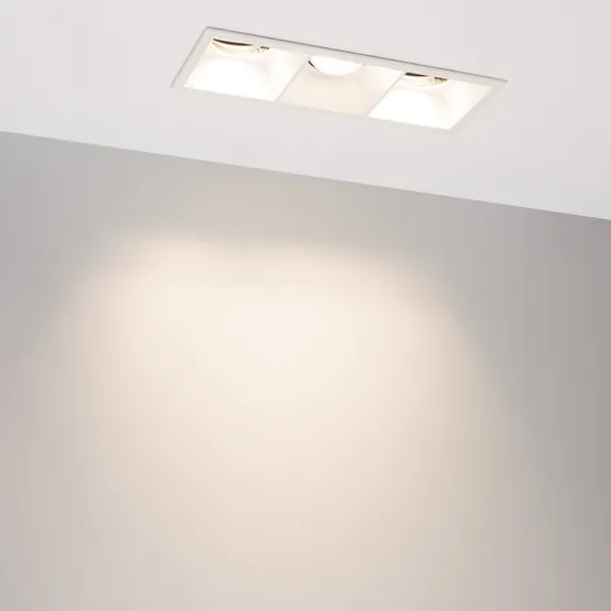 Фото #2 товара Светильник MS-FLOW-BUILT-S230x85-3x6W Day4000 (WH, 38 deg, 230V) (Arlight, IP20 Металл, 5 лет)