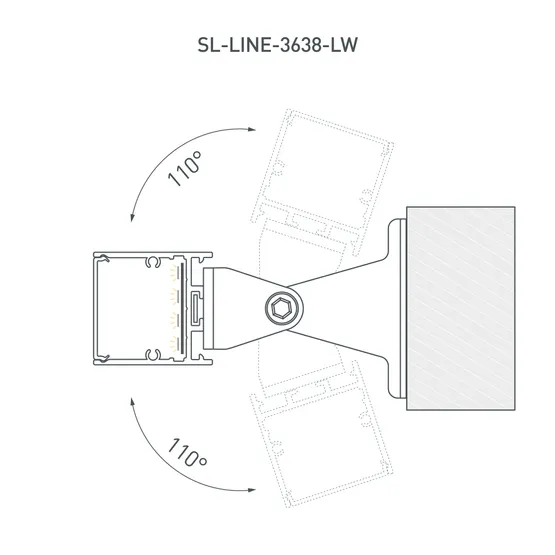 Фото #3 товара Профиль SL-LINE-3638-LW-2000 WHITE (Arlight, Алюминий)