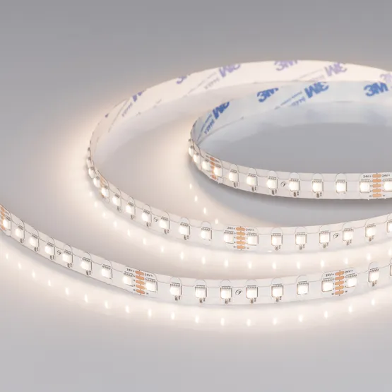 Фото #2 товара Светодиодная лента герметичная RZ-NANO-H96-12mm 24V RGBW-Day (12 W/m, IP54, 5m) (Arlight, CRI>90)