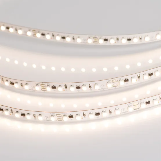 Фото #4 товара Светодиодная лента RT-10000 24V Warm3000 2x (3528, 120 LED/m, 10m) (Arlight, 9.6 Вт/м, IP20)