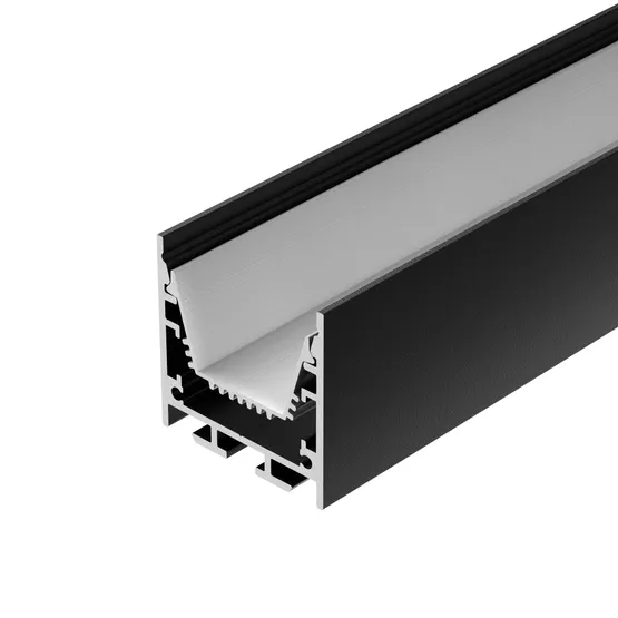 Фото #2 товара Профиль LINE-3535-TRAY-2000 BLACK (Arlight, Алюминий)