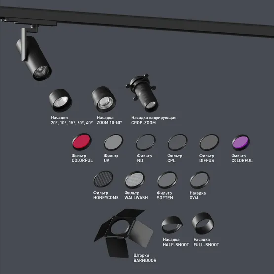 Фото #2 товара Фильтр LGD-ARTIFACT-ND-LENS-R49 (WH) (Arlight, Металл)