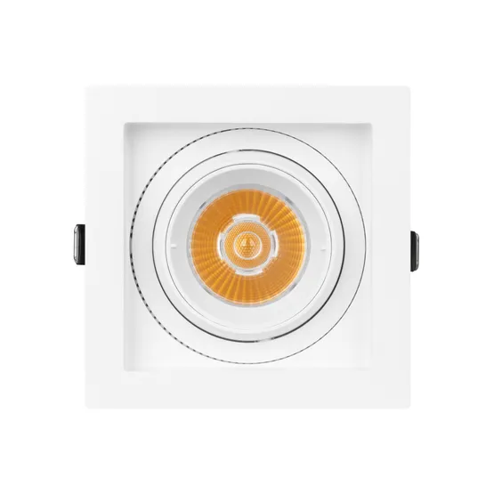 Фото #4 товара Светильник MS-VORTEX-BUILT-S117x117-20W Warm3000 (WH-WH, 20 deg, 230V) (Arlight, IP20 Металл, 5 лет)