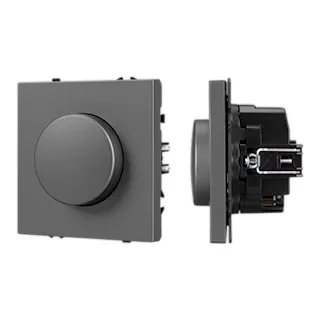 Фото товара Механизм светорегулятора SWT-NOBE-DLR-SFPL-GR (250V, 300W) (Arlight, Серый базальт)