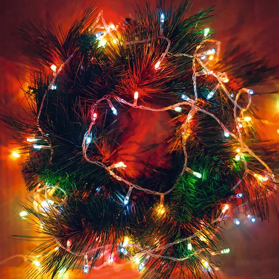 Фото #4 товара Светодиодная гирлянда ARD-CURTAIN-HOME-1500x1500-CLEAR-144LED RGB (230V, 9W) (Ardecoled, IP20)