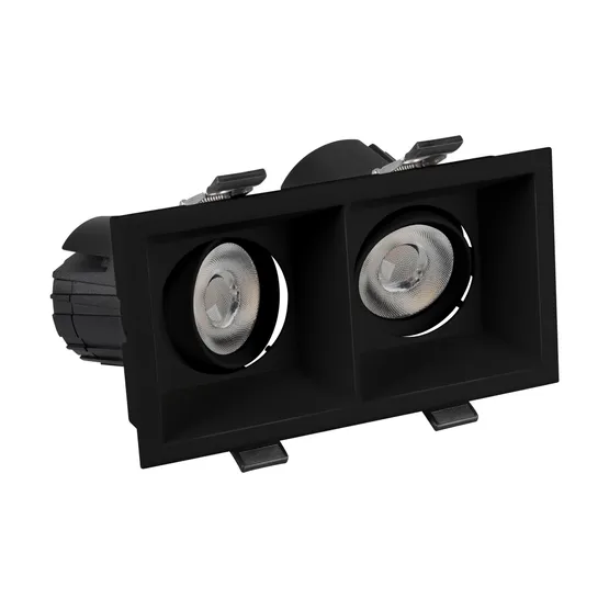 Фото #4 товара Светильник MS-FLOW-BUILT-S157x85-2x6W Day4000 (BK, 55 deg, 230V) (Arlight, IP20 Металл, 5 лет)