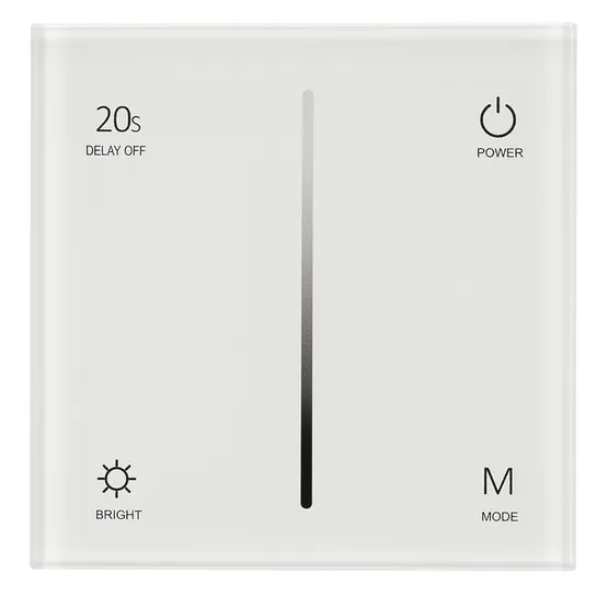 Фото #2 товара Панель SMART-P35-DIM-IN White (230V, 0-10V, Sens, 2.4G) (Arlight, IP20 Пластик, 5 лет)