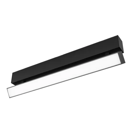 Фото #3 товара Светильник MAG-FLAT-FOLD-45-S405-12W Warm3000 (BK, 100 deg, 24V) (Arlight, IP20 Металл, 3 года)