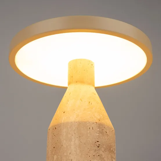 Фото #3 товара Светильник SP-CROOD-TAB-R22.5x24-7W Warm3200-MIX (BG-BG, 140 deg, 230V) (Arlight, IP20, Травертин, 5 лет)