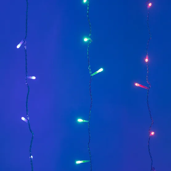 Фото #3 товара Светодиодная гирлянда ARD-CURTAIN-HOME-1500x1500-CLEAR-144LED RGB (230V, 9W) (Ardecoled, IP20)