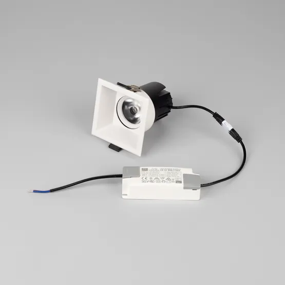 Фото #6 товара Светильник MS-FLOW-BUILT-S85x85-6W Warm3000 (WH, 15 deg, 230V) (Arlight, IP20 Металл, 5 лет)