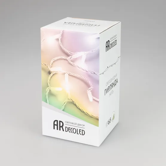 Фото #9 товара Светодиодная гирлянда ARD-STRING-CLASSIC-20000-WHITE-200LED-MILK-SYNC RGB (230V, 13W) (Ardecoled, IP65)