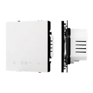 Фото товара ARL NOBE Терморегулятор вод тёплый пол белый кварц SWT-MTW-PL-WH (95-240V, 5A, датч возд) (Arlight, -)