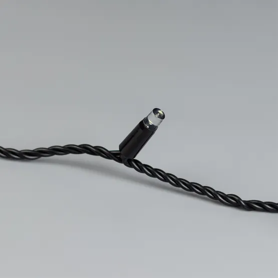 Фото #2 товара Светодиодная гирлянда ARD-STRING-CLASSIC-10000-BLACK-100LED-FLASH WARM (230V, 7W) (Ardecoled, IP65)