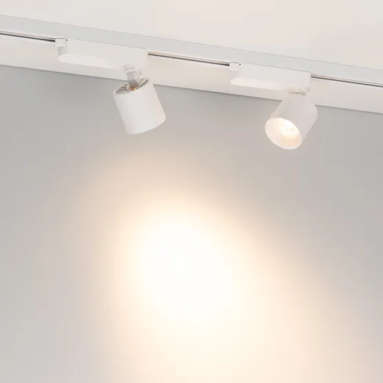 Фото #2 товара Светильник LGD-DYKE-2TR-R60-8W Warm3000 (WH, 38 deg, 230V) (Arlight, IP20 Металл, 5 лет)