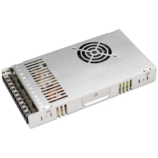 Фото #1 товара Блок питания HTS-400-12-Slim (12V, 33A, 400W) (Arlight, IP20 Сетка, 3 года)