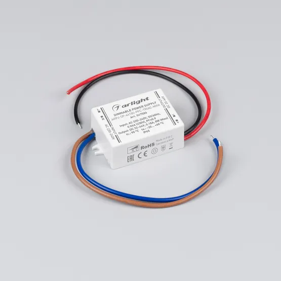 Фото #2 товара Блок питания ARPJ-SP-44180-PFC-TRIAC-MINI (8W, 22-44V, 180mA) (Arlight, IP65 Пластик, 5 лет)