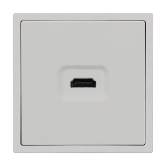 Фото #2 товара Механизм HDMI розетки SCT-NOBE-MHD1-SFPL-IS (Arlight, Никель)