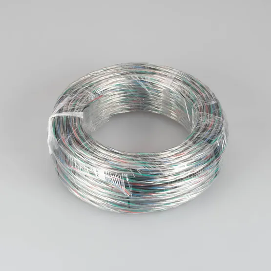 Фото #2 товара Провод питания ARL-20AWG-CLEAR-4Wire-CU-Double (4x0.75mm) (Arlight, -)