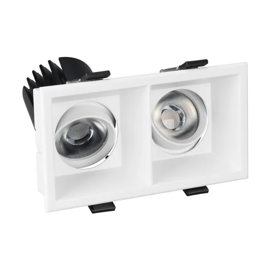 Фото #4 товара Светильник MS-FLOW-BUILT-S157x85-2x12W Day4000 (WH, 38 deg, 230V) (Arlight, IP20 Металл, 5 лет)