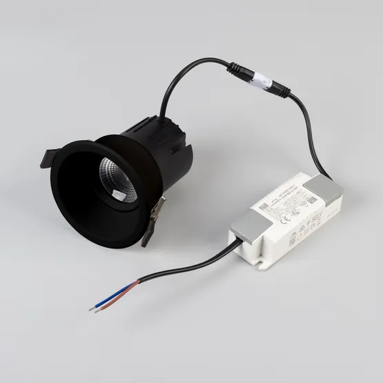 Фото #4 товара Светильник MS-FLOW-BUILT-R85-6W Day4000 (BK, 15 deg, 230V) (Arlight, IP20 Металл, 5 лет)