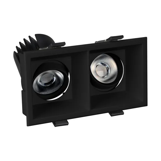 Фото #6 товара Светильник MS-FLOW-BUILT-S157x85-2x6W Day4000 (BK, 55 deg, 230V) (Arlight, IP20 Металл, 5 лет)