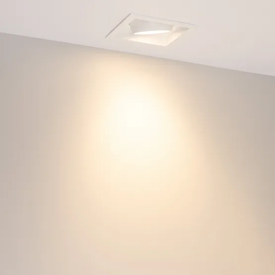 Фото #3 товара Светильник MS-VORTEX-BUILT-S140x140-30W Warm3000 (WH-WH, 50 deg, 230V) (Arlight, IP20 Металл, 5 лет)