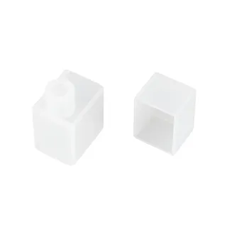 Фото товара Заглушка MOONLIGHT-T-CAP-10x10mm-BOTTOM-S-SET (Arlight, Силикон)