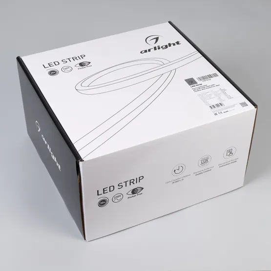 Фото #4 товара Светодиодная лента герметичная ARL-PSW-U320-16mm 230V Warm2700 (10 W/m, IP65, FlickerFree, 30m) (Arlight, -)