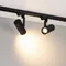 Минифото #8 товара Светильник LGD-URANUS-4TR-R75-18W/25W Warm3500-MIX (BK, 20-50 deg, side holder, 230V) (Arlight, IP20 Металл, 5 лет)