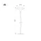 Минифото #2 товара Светильник KT-MUCENA-BOLL-B-H450-2W Warm3000 (WH, 100 deg, 24V) (Arlight, IP65 Металл, 3 года)